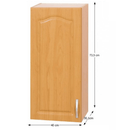 Felső konyhaszekrény, Éger, Balos, LORA MDF NEW KLASIK W40 / 735