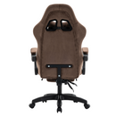 Irodai/gamer szék, barna/fehér, HOSPO