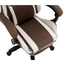 Irodai/gamer szék, barna/fehér, HOSPO