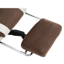 Irodai/gamer szék, barna/fehér, HOSPO