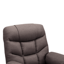 Állítható masszázs fotel, barna, HUDSON