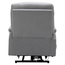 Állítható masszázs fotel, világosszürke, HUDSON