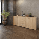 Kombinált komód, sonoma tölgy, HUGOS 180