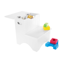 Gyereklépcsők tárolóval, fehér, HURLEY