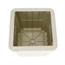 Kerti tároló doboz/kisasztal, fehér, IBLIS