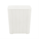Kerti tároló doboz/kisasztal, fehér, IBLIS