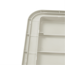 Kerti tároló doboz/kisasztal, fehér, IBLIS