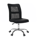 Irodai fotel, fekete/króm, IDOR 2 NEW