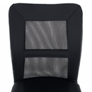 Irodai fotel, fekete/króm, IDOR 2 NEW