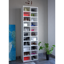 Magas polcállvány/cipőtartó, fehér, IGNO