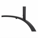 Két dohányzóasztal készlet, tölgyfa/fekete, IKLIN