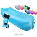 Felfújható babzsák/lazy bag, kék, LEBAG