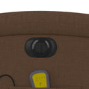 vidaXL barna szövet dönthető elektromos masszázsfotel