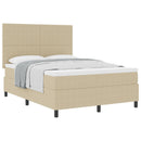 vidaXL Box Spring Ágy Matraccal Világos Zöld Szürke 140x200 cm Kordbársony