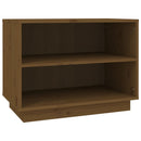 vidaXL mézbarna tömör fenyőfa cipősszekrény 60 x 34 x 45 cm
