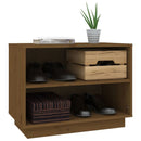 vidaXL mézbarna tömör fenyőfa cipősszekrény 60 x 34 x 45 cm