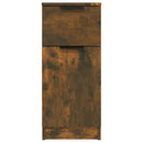 vidaXL füstös tölgyszínű szerelt fa tálalószekrény 30 x 30 x 70 cm