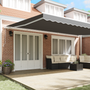 vidaXL Napernyő keret Fehér 600 × 300 cm Alumínium