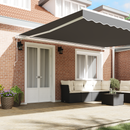 vidaXL Napernyő keret Fehér 500 × 350 cm Alumínium