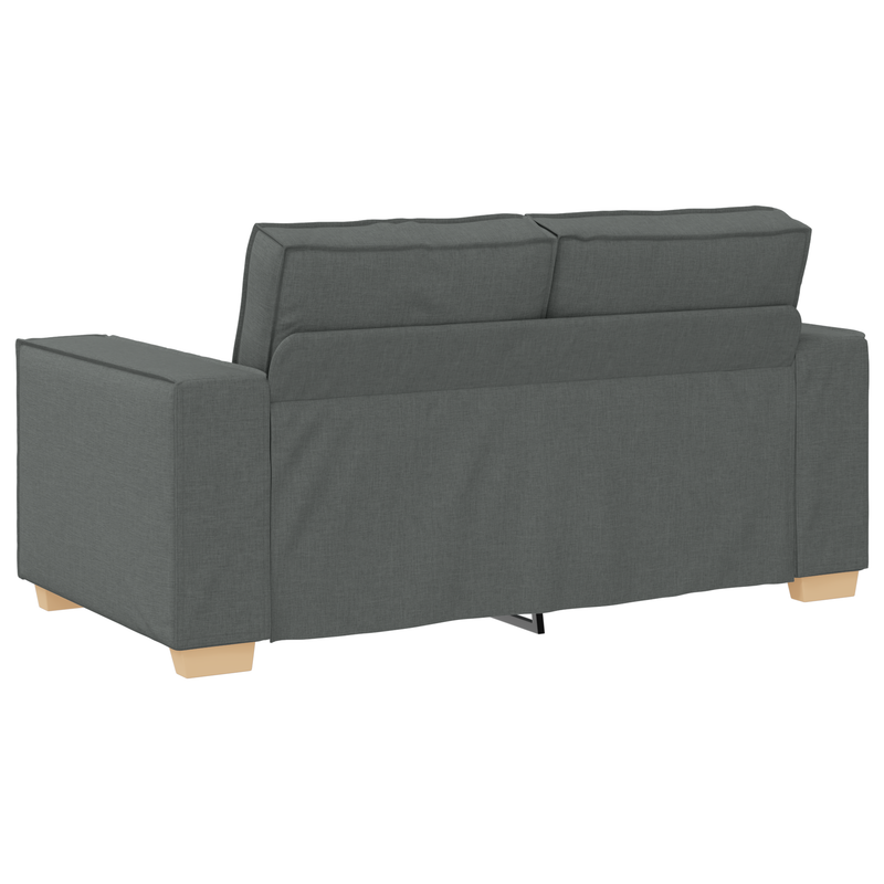 vidaXL Kanapé Szett párnával 3 pcs Szürke 220 x 78 x 84 cm szövet