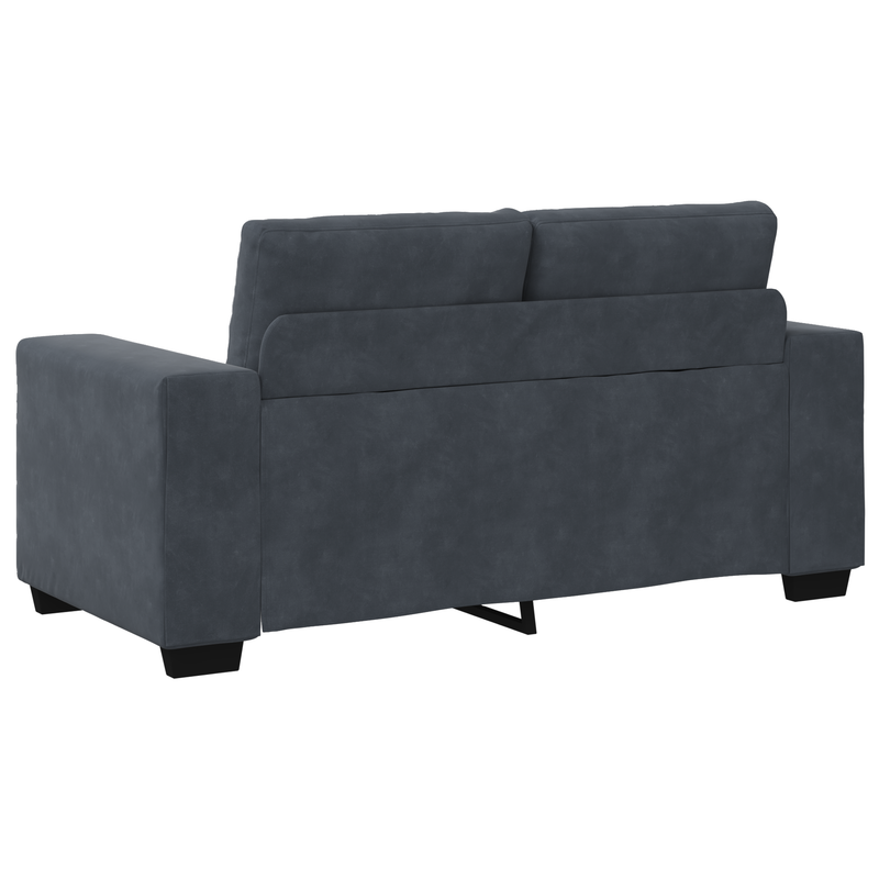 vidaXL Kanapé Szett párnával 3 pcs Szürke 221 x 78 x 80 cm Bársony