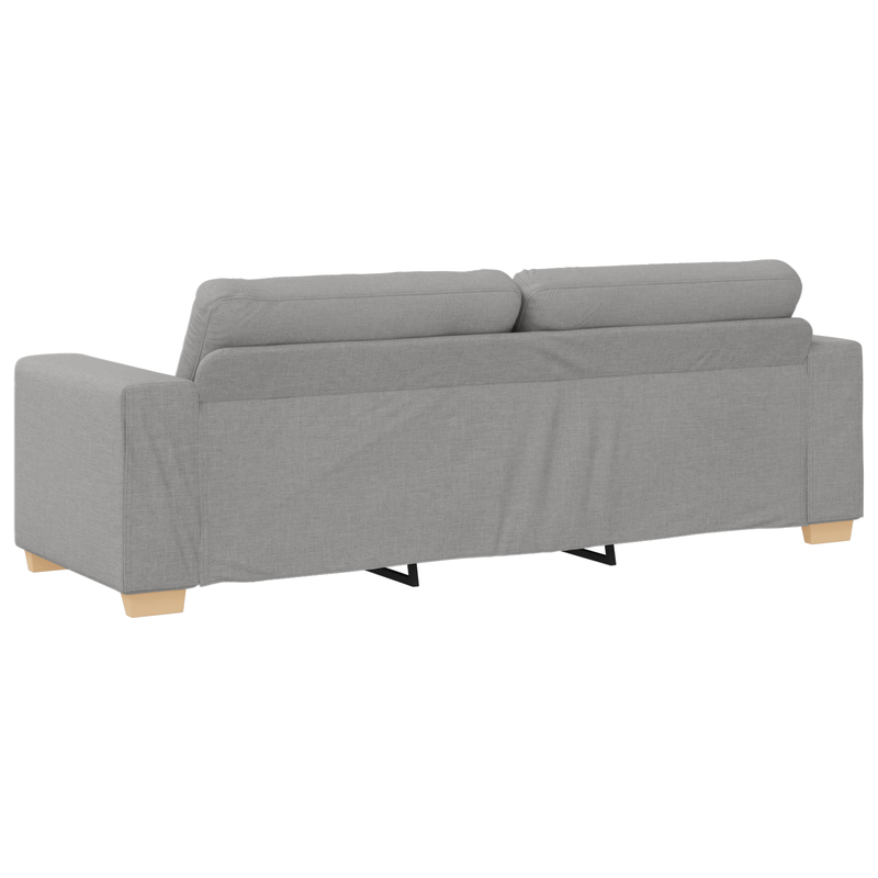 vidaXL Kanapé Szett párnával 2 pcs Szürke 221 x 78 x 80 cm Szövet