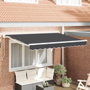 vidaXL Napernyő keret Antracit 300 x 200 cm Poliészter PU bevonattal