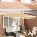 vidaXL Behúzható napellenző Sokszínű 300 x 250 x 165 cm