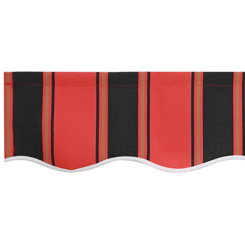 vidaXL Behúzható napellenző 350 x 250 cm narancssárga és barna