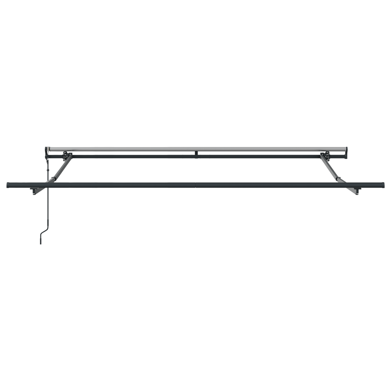 vidaXL Behúzható napellenző Sokszínű 350 x 250 cm szövet