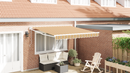 vidaXL Napernyő Sokszínű 350 x 250 cm Poliészter és fém