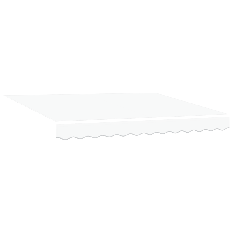 vidaXL Behúzható napellenző Fehér 350 x 250 cm szövet