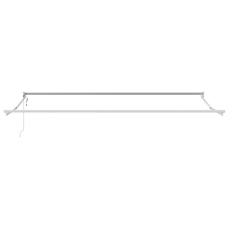 vidaXL Behúzható napellenző sárga és narancssárga 400 × 300 cm