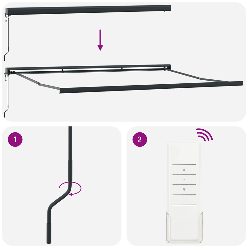 vidaXL Behúzható napellenző sárga és narancssárga 400 ×350 cm szövet