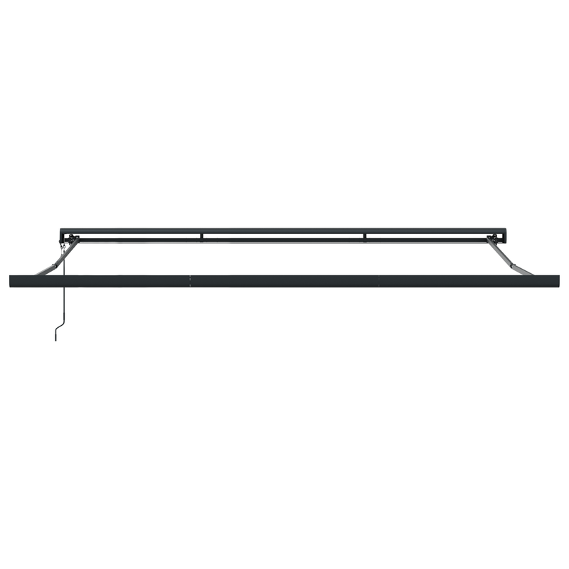 vidaXL Behúzható napellenző sárga és narancssárga 400 ×350 cm szövet