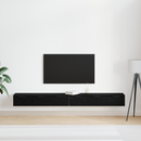 vidaXL Fali szekrény 2 pcs Fekete tölgy 102 x 30 x 20 cm Faanyag