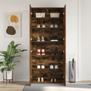 vidaXL Cipőszekrény polcokkal Sokszínű 80 x 35.5 x 180 cm Faanyag