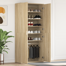 vidaXL Cipőszekrény polcokkal Sonoma tölgy 80 x 39 x 178 cm Faanyag