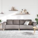 vidaXL Nappali Kanapé Tópszínű 250 x 77 x 76 cm Poliészter