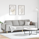 vidaXL Nappali Kanapé Felhőszürke 250 x 77 x 76 cm Poliészter
