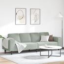 vidaXL Nappali Kanapé Világosszürke 250 x 77 x 76 cm