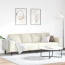 vidaXL Nappali Kanapé Krém 250 x 77 x 76 cm