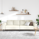 vidaXL Nappali Kanapé Krém 250 x 77 x 76 cm