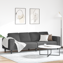 vidaXL Kanapé Sötétszürke 250 x 77 x 76 cm Bársonyos szövet