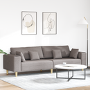 vidaXL Kanapé párnával Tópszínű 250 x 77 x 76 cm szövet