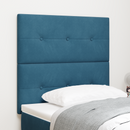 vidaXL Fejtámla Sötét kék 90 cm Bársony