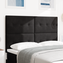 vidaXL Fejtámla Fekete 160 cm Bársony