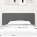 vidaXL LED ágytámla fejtámlával Világosszürke 80 cm Bársonyos szövet