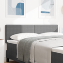 vidaXL LED ágytámla fejtámlával Világosszürke 144 cm Bársonyos szövet