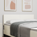 vidaXL LED ágytámla LED szalagokkal Krém 144 cm Bársonyos szövet